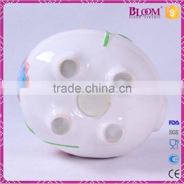 Simple Design White Pig Shape Ceramic Cheap Piggy Bank photo-6