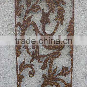 Metal wall panel decoration