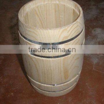 Small Wooden Barrel For Packaging photo-2