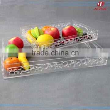 China Clear Acrylic Tray,lucite Rectangular Acrylic Trays Wholesale photo-2