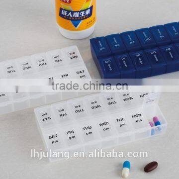 Hot Sell Plastic 14 Compartment Pill Box / Plastic 14 Compartment Pill Box photo-4