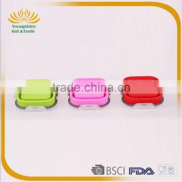 Silicone Collapsible School Lunch Box photo-5