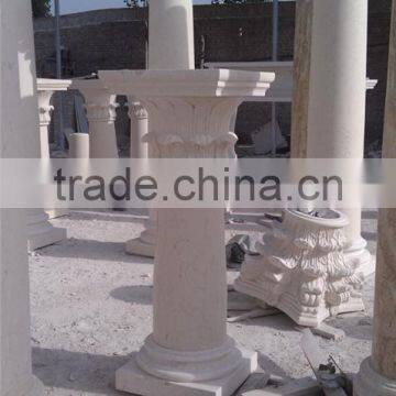 Outdoor Marble Column Corinthian Order Roman Pillar photo-2