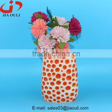 2016 Hot Sale New Home Decoration Piebald Ceramic Flower Vase photo-5