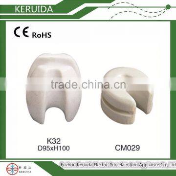 D55*H41mm Ceramic Spool Insulator/porcelain Insulator photo-4