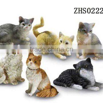 Set Of 6 Cat Shelf Sitters