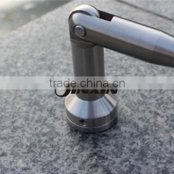 Glass and Stainless Steel Porch Door Canopy Awning / Balcony Shelter