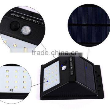 2016 New Products PIR Solar Power Garden Decorative Lights&lighting Motion Sensor Wall Outdoor Lamps Camping Led Light photo-2