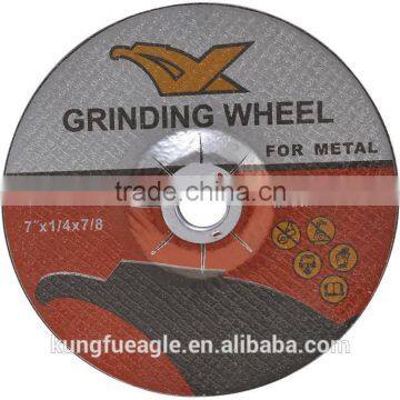 180*6*22.2mm abrasive cutting grinding wheel en12413 for metal