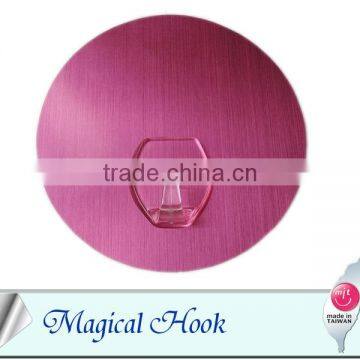 Metallic color self adhesive wall stick hook