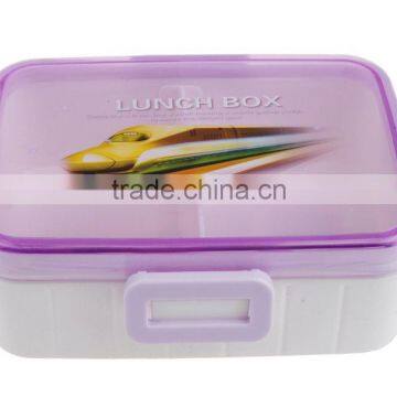 Plastic Rectangular Fresh Preserving Lunch Box With Lock Bento Box photo-3