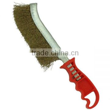 Steel wire Knife Brushes Plactic Handlees