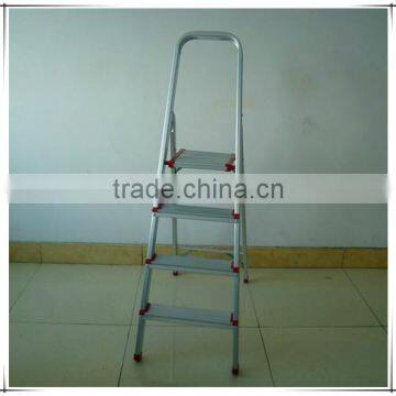 Wholesale High Quality House Hold Foldable Multi-use Four Steps Folding Aluminum Ladder photo-2