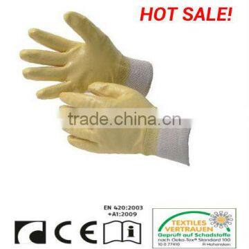 Cotton Liner Gardening Work Gloves Nitrile