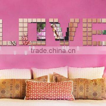 Collocation Photo Wall Stickers,DIY Golden Mosaic 3d Wallpaper for Wall Stickers photo-2