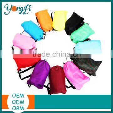 Wholesale Outdoor Camping Hiking Bed Portable Inflatable Nylon Lounger Adult Bear Air Sleeping Bag photo-5