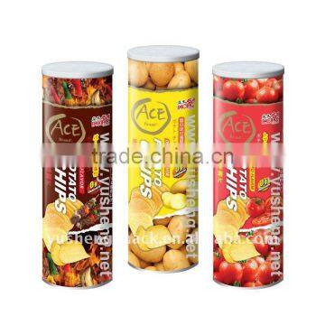 Pringles' style Potato Chips snack