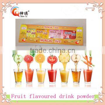 5g in sachet packing instant fruit drink powder