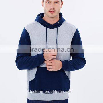 New design kangaroo pocket hoodie thick two color hoodies