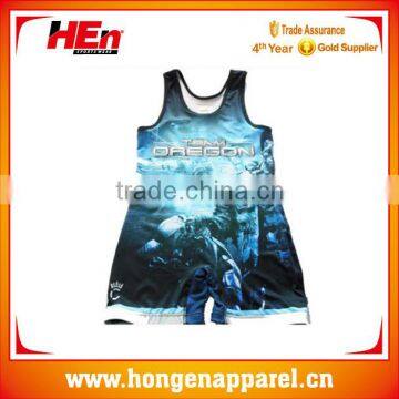 sublimation Extra large men Wrestling wear