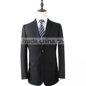 2016 latest design mens business suit dark navy suits