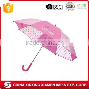 Custom Waterproof Auto Open Poe Transparent Kids Umbrella