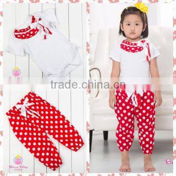 wholesale baby fall pompom outfits boutique kids two pieces clothing set