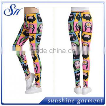 2017 Printed Spandex Woman Leggings KX006 photo-6