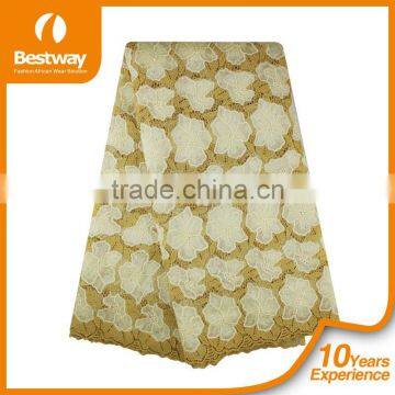 2015 High Qualtity Guangzhou Wholesale Chemical Guipure Lace With Sequins CP0070 photo-3