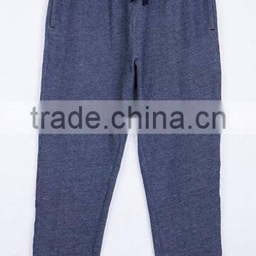 wholesale cheap sports pants CVC60/40 cotton fleece plain blank pants