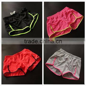 OEM womens fitness running shorts,Fashion womens compression running shorts,New design ladies gym wear