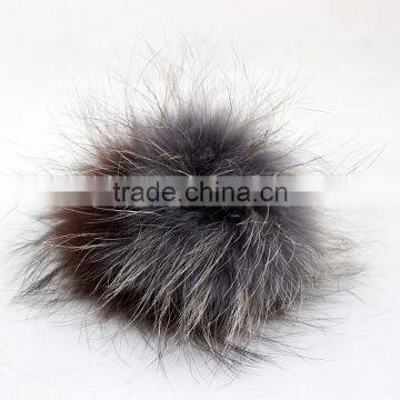 Myfur Manufacturing Wholesale Natural Raccoon Fur Customized Colour Pom Poms photo-4