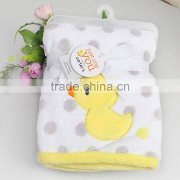 High Quality 100% Polyester Coral Fleece Knitted Baby Blanket photo-4