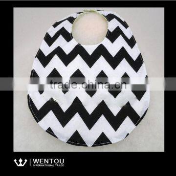 Alibaba China Seersucker Chevron Monogram Baby Bib