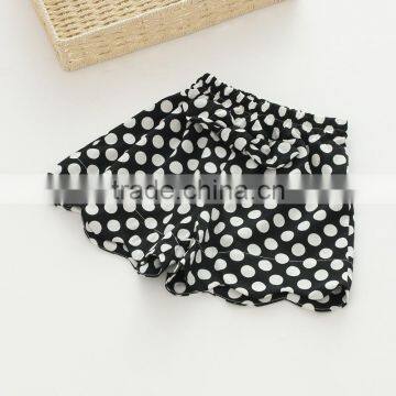Summer Wholesale Polka Dots Cotton Girls Children Shorts photo-4