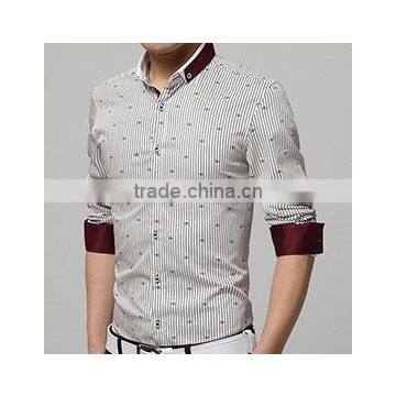 Modern Custom Mens Business Stripes Shirt photo-2