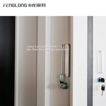 Dressing Room Steel Furniture 3 Doors Clothes Storage Cabinets Metal Locker photo-2