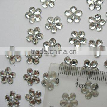High Quality Sew on Acrylic Rhinestone Acrylic Crystal Flower for Garment photo-2