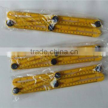 Plastic Activity Multi-Angle Measuring Ruler Stainless Steel General Template Angle Ruler Tool photo-3