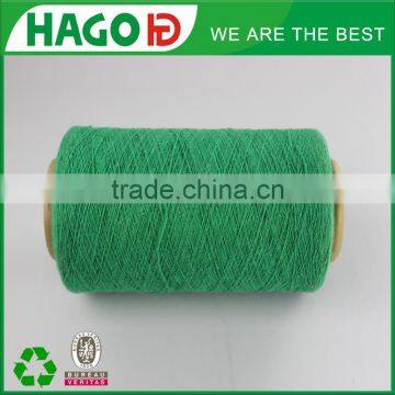 Blend weaving sell green colour cotton tent yarn suppliers in China