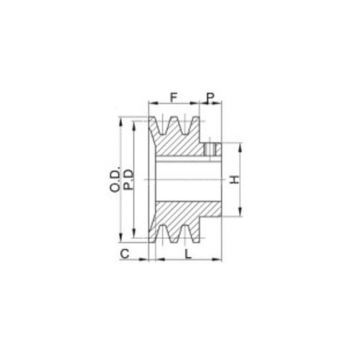 3V Finished Bore 358 Gripbelt Sheaves|V-BELT SHEAVES 3V Series