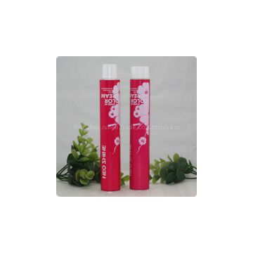 Supply aluminum hair color cream tube packaging