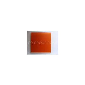 Custom Orange Back Painted Glass 4mm 5mm For Indoor / Furniture