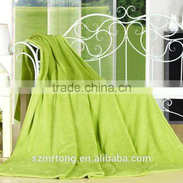 Hotel Coral Fleece Pure Color Polyester Blanket