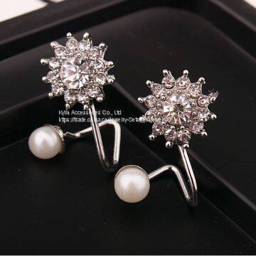 Fashion Jewelry Flower Cuff Earring photo-2