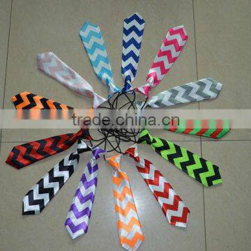 baby/kid/children chevron ties neck tie ties Boys Girls tie 20pcs/lot silk print neckties