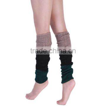 1 Pair Chic Womens Crochet Knit Leg Warmers Cuffs Toppers Boot Socks