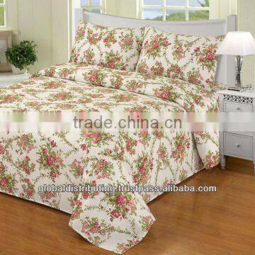 Polyester Bed Flat Sheet Set Stock Lot, 131206 photo-2