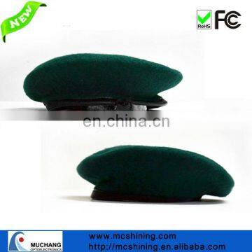 embroidery cotton military peaked cap/military uniform cap