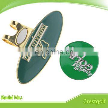 customized sport magnet golf hat clips with ball markers